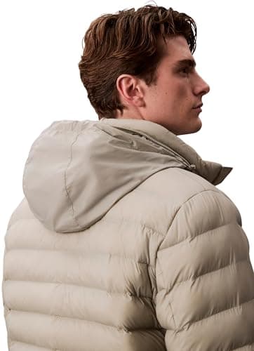 Thumbnail 2 de Calvin Klein LS Nylon Lt WT Hooded FZ Puffer Chaqueta XS 👔