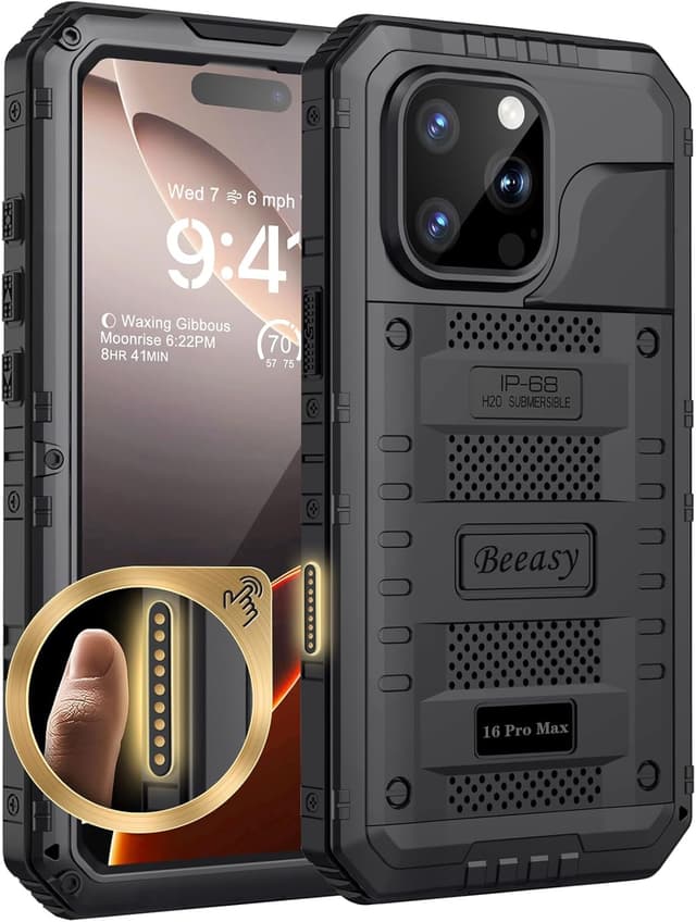 Detalle de iPhone 16 Pro Max waterproof case, 3m