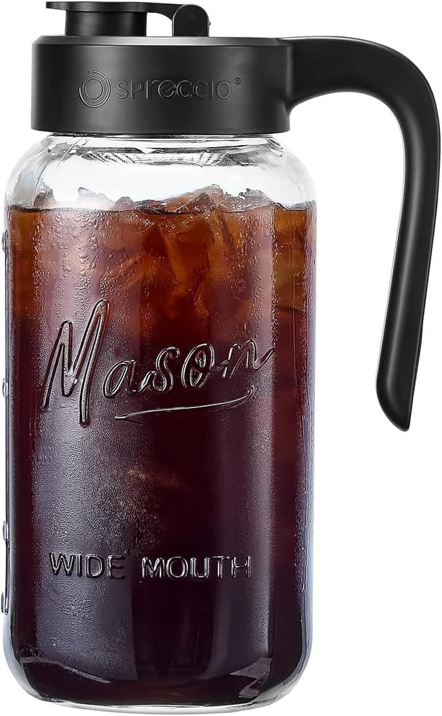 Imagen de Spreccio Mason Jar Pitcher 64 oz en OfertitasTOP