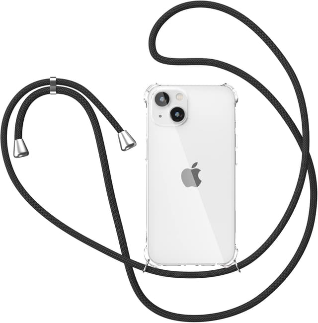 Detalle de XTCASE Coque iPhone 14 transparente avec cordon