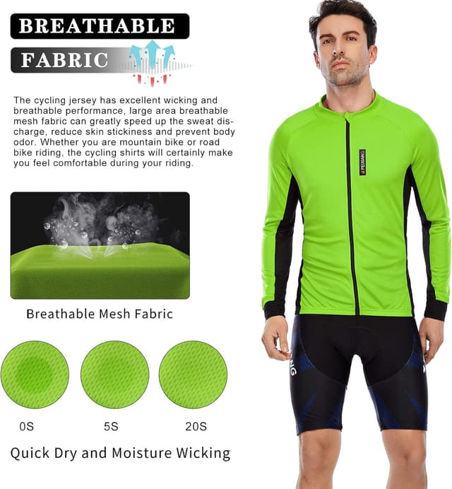 Detalle 2 de MEETWEE Maglia ciclismo uomo