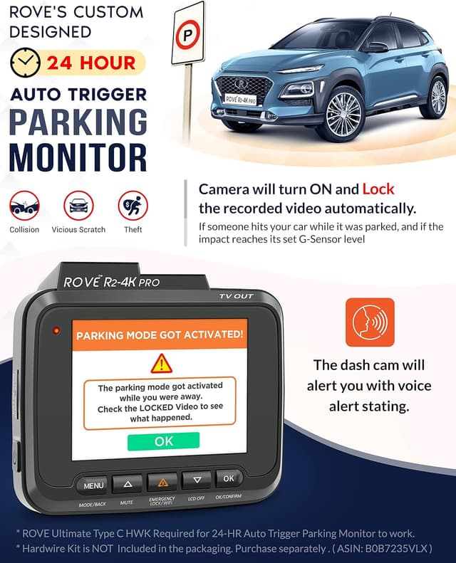 Thumbnail 4 de ROVE R2-4K PRO Dash Cam ⚙