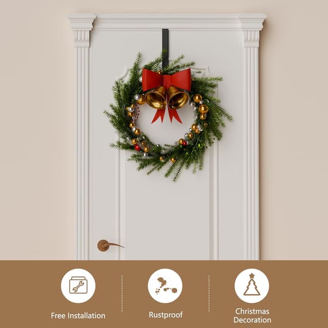 Detalle de InemzTal 2 wreath hanger hooks 10 kg