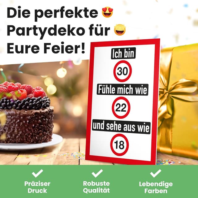 Thumbnail 3 de DankeDir! Schild 30 Jahre