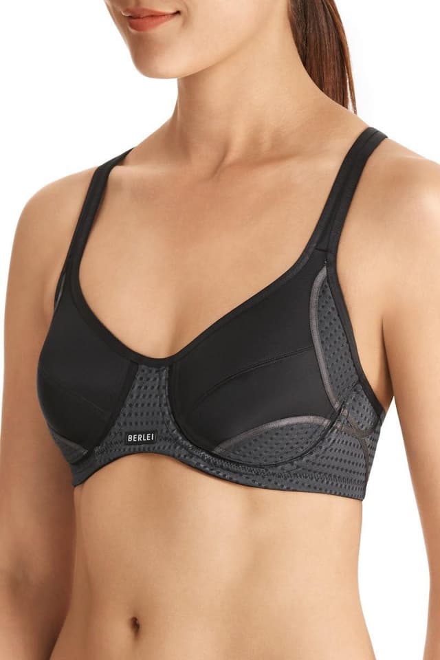 Detalle 2 de Berlei Women’s Electrify Mesh Underwired Everyday Sports Bra (Opaque)