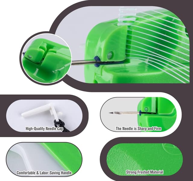 Detalle de ilauke Etikettierpistole-Set für Textil (mit 5 Ersatznadeln, 2000 Heftfäden, 200 Tags)