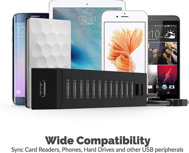 Thumbnail 3 de SABRENT USB 2.0 Hub 13 Ports