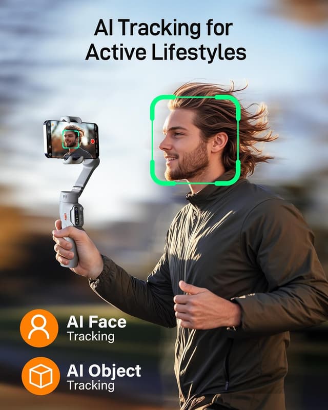 Detalle de Hohem iSteady X3 SE phone gimbal for vlogging