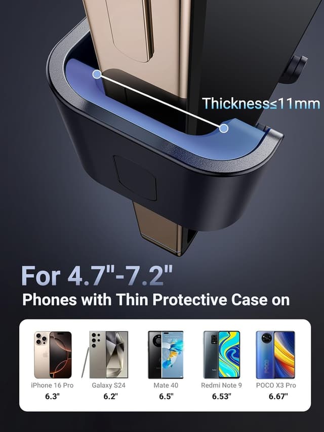 Thumbnail 5 de UGREEN Car Phone Holder Gravity Mount for iPhone