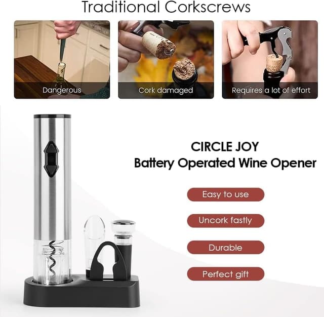 Detalle de CIRCLE JOY 5-in-1 wine opener set