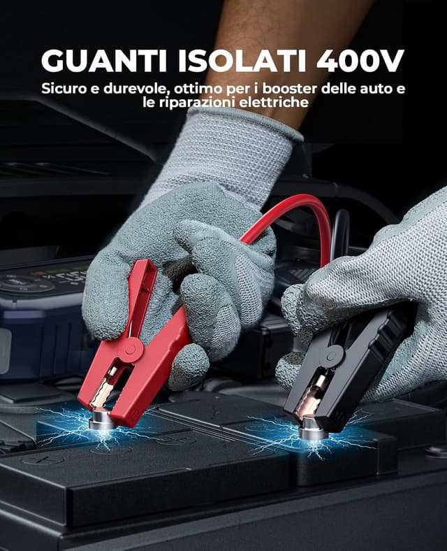 Thumbnail 6 de YaberAuto Booster Avviamento Auto 7000A con Compressore 150 PSI e torcia 500 lm