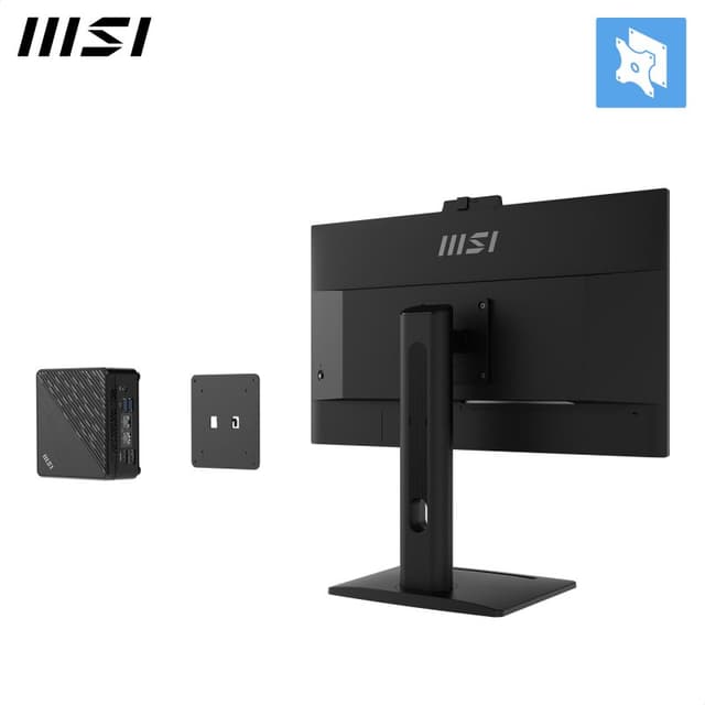 Detalle de MSI Pro MP275QPDG 27" QHD 100 Hz IPS con cámara y USB-C