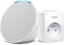 Imagen de Echo Pop Blanc avec Tapo Matter, prise connectée en OfertitasTOP