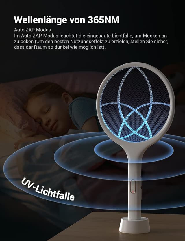 Thumbnail 4 de YISSVIC Fliegenklatsche 4000V USB C Akku 2in1