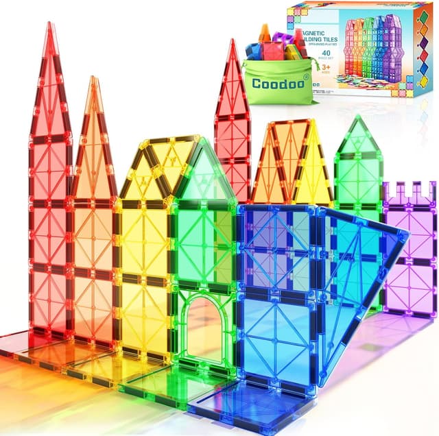 Imagen de Piastrelle magnetiche 40 pezzi per bambini 🧩 en OfertitasTOP
