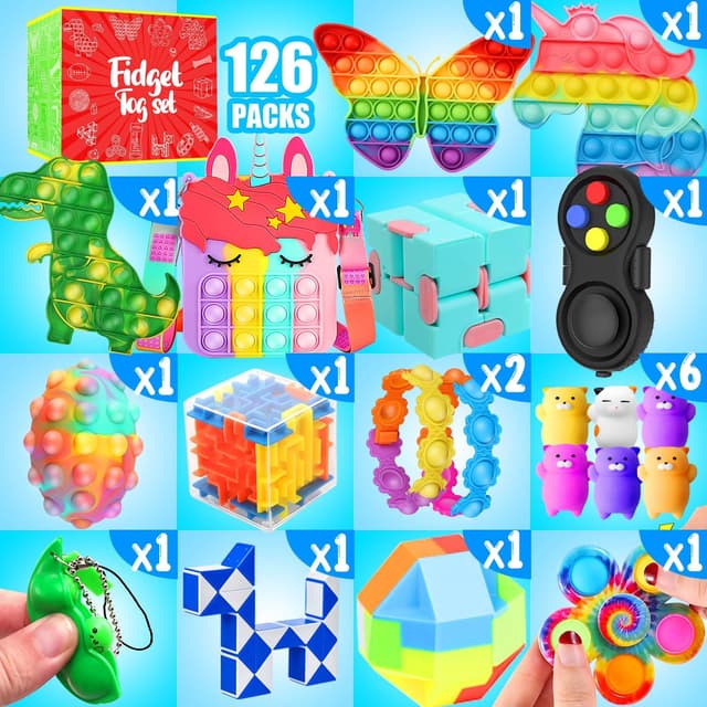 Thumbnail 1 de Fidget Toys 126-Pack Sensory Toys for Kids