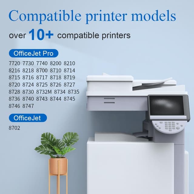 Detalle 2 de Skydo 953XL 4 cartucce rigenerate (Nero, Ciano, Magenta, Giallo) compatibili con HP OfficeJet Pro