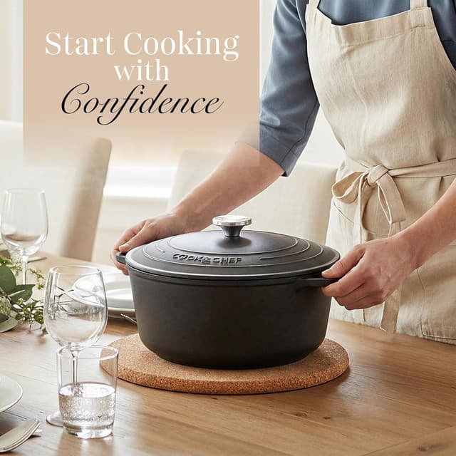 Detalle 2 de Nuovva 24cm Non-Stick Casserole Pot 4L 🍲