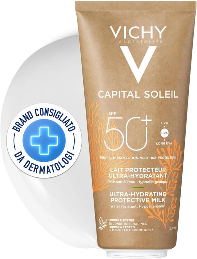 Detalle de Vichy Capital Soleil Latte Solare Eco-sostenibile SPF50+ 200 ml
