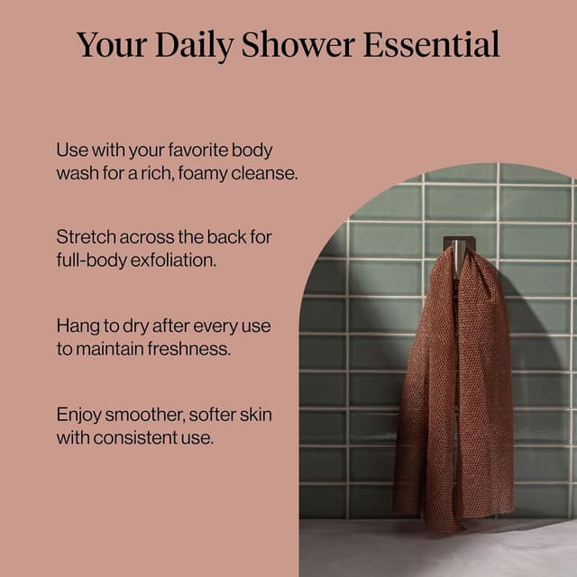 Thumbnail 4 de Kitsch African Net Sponge 3-pack exfoliating body scrubber