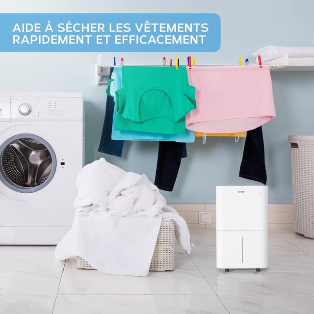 Detalle de Air Pro déshumidificateur 20 L/jour 🏠