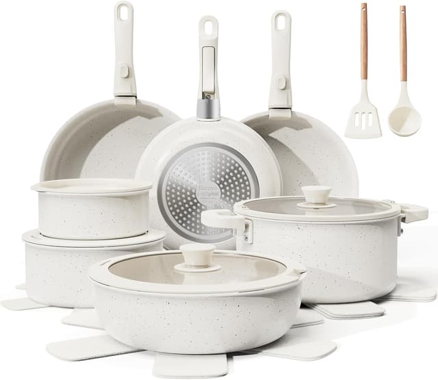 Imagen de Bazova 22-Piece Ceramic Cookware Set en OfertitasTOP