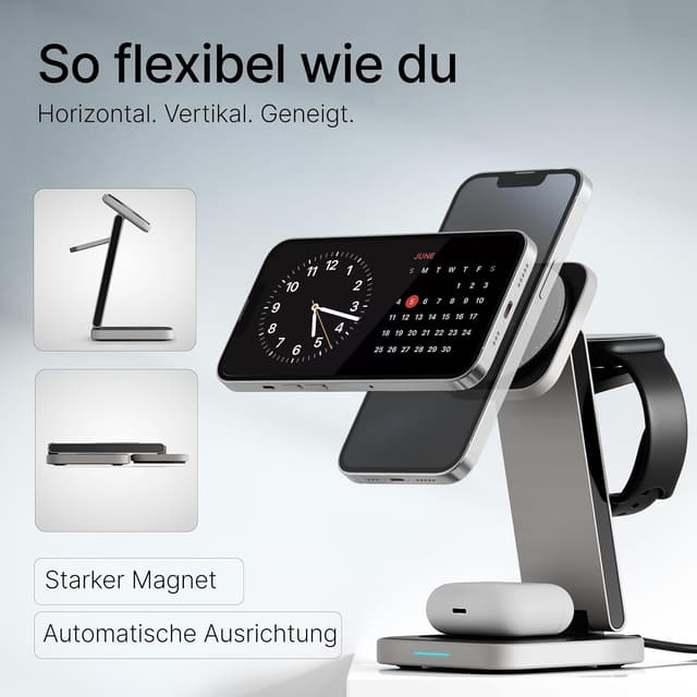 Thumbnail 3 de TEGLER 3-in-1 MagSafe Ladegerät