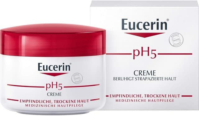 Detalle de Eucerin Crème pH5 75 ml — soin apaisant pour peau sensible