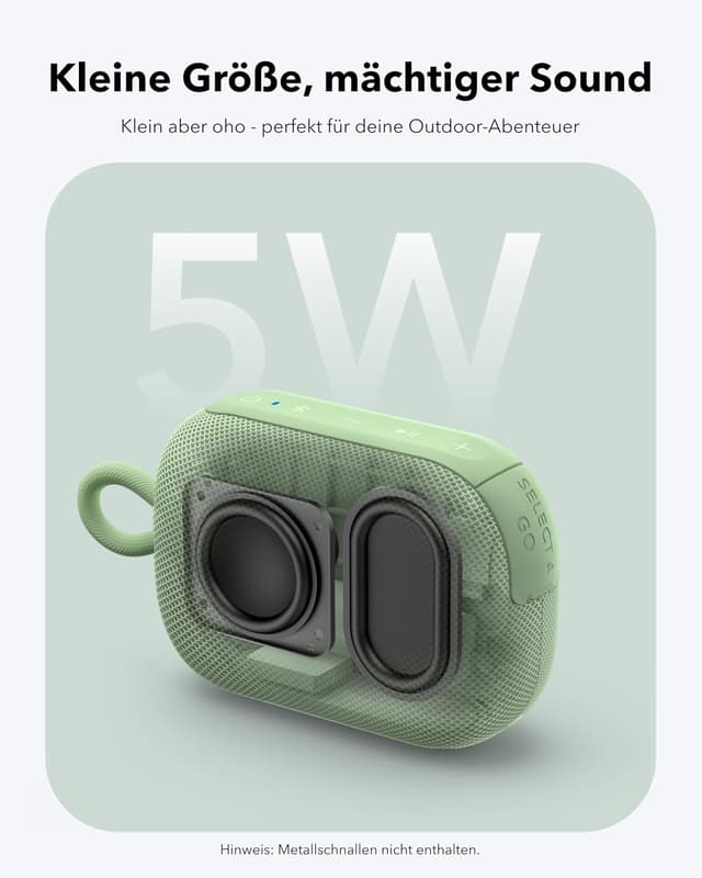 Detalle de soundcore Select 4 Go 20h Bluetooth Lautsprecher 📢