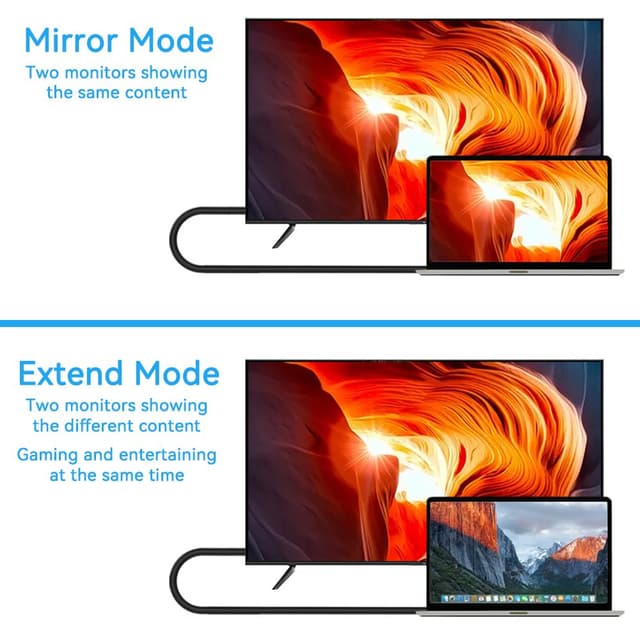 Detalle 2 de USB-C to DisplayPort Cable (6FT/1.8m) with 4K@60Hz for USB-C devices