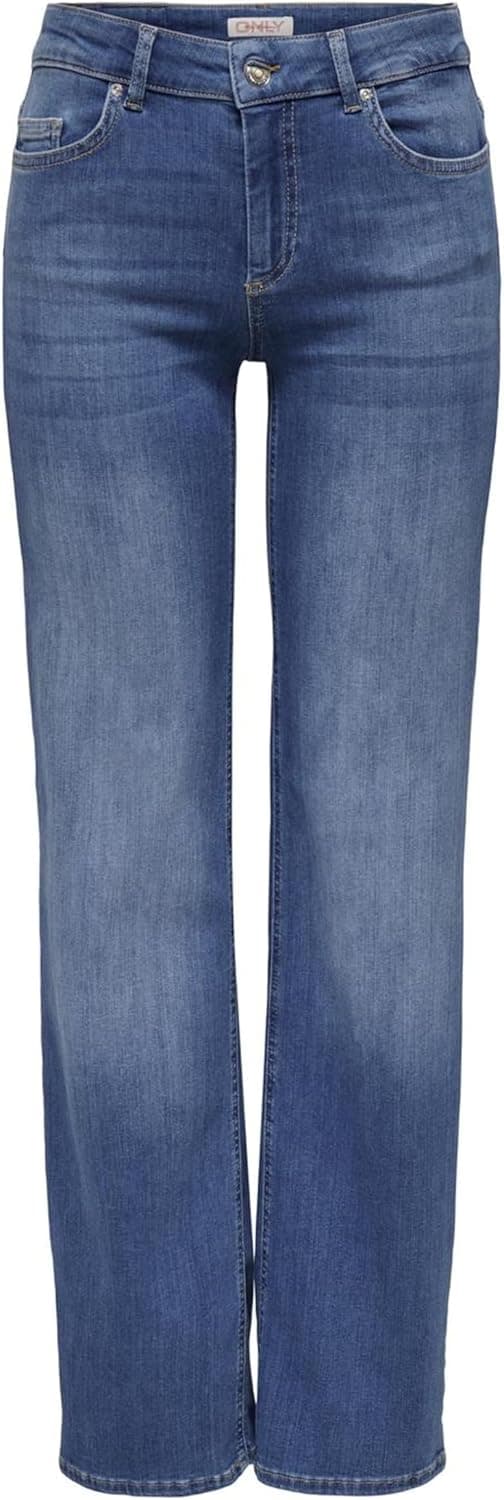 Thumbnail 6 de ONLY Female Straight-Fit Jeans ONLBLUSH mit mittlerer Taille – gerade geschnitten