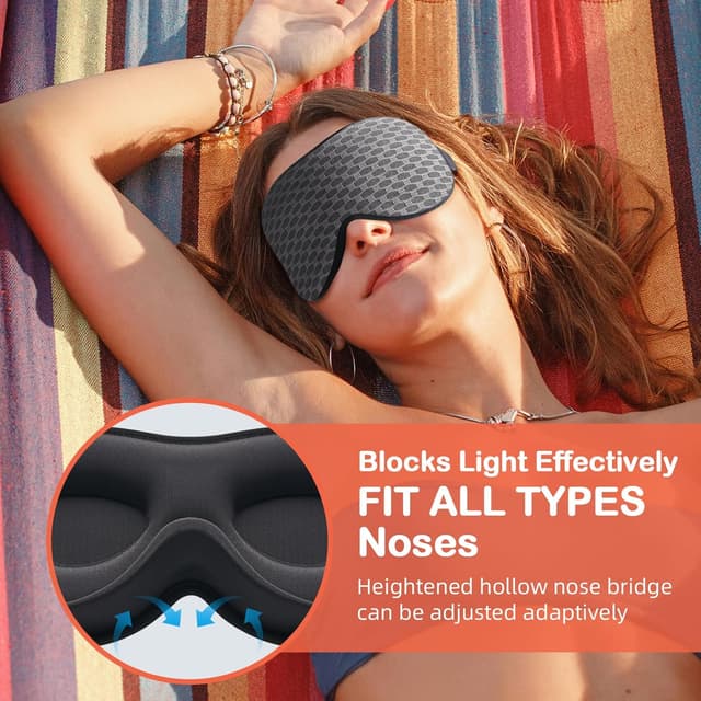 Detalle de INNELO Sleep Mask 12 mm blackout mask