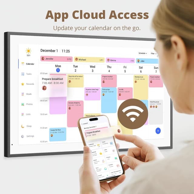 Thumbnail 4 de Dragon Touch Calendar 21.5" digital calendar for families