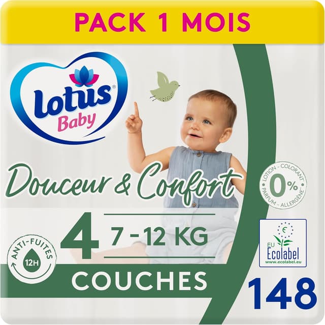 Detalle de Lotus Baby Douceur & Confort 148 couches