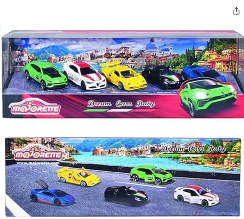 Detalle de Majorette Dream Cars Italy 5 coches 7,5 cm