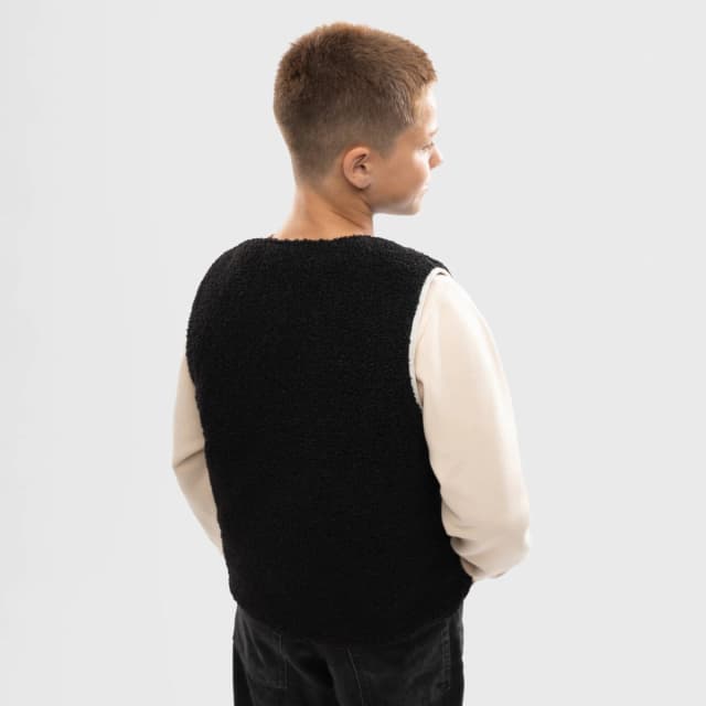 Thumbnail 2 de Siroko Chaleco reversible niño sherpa acolchado