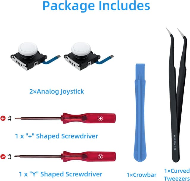 Thumbnail 4 de Mcbazel Switch Joycon Repuesto Joystick 3D con Herramientas 🛠
