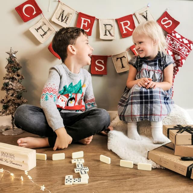 Thumbnail 3 de Jaques of London Dominoes Set 28-piece 🎲