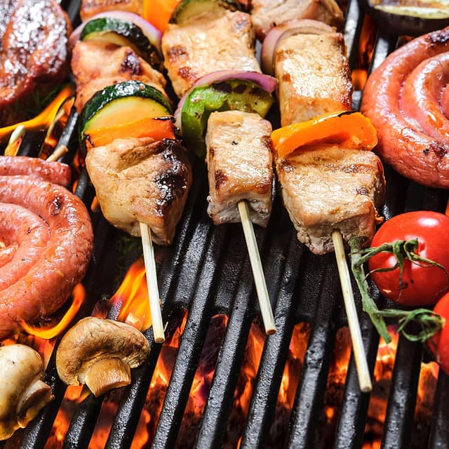 Thumbnail 6 de UISEBRT Gusseisen-Grillrost 54 x 34 cm (rechteckig, emailliert) für Gas- und Holzkohlegrills