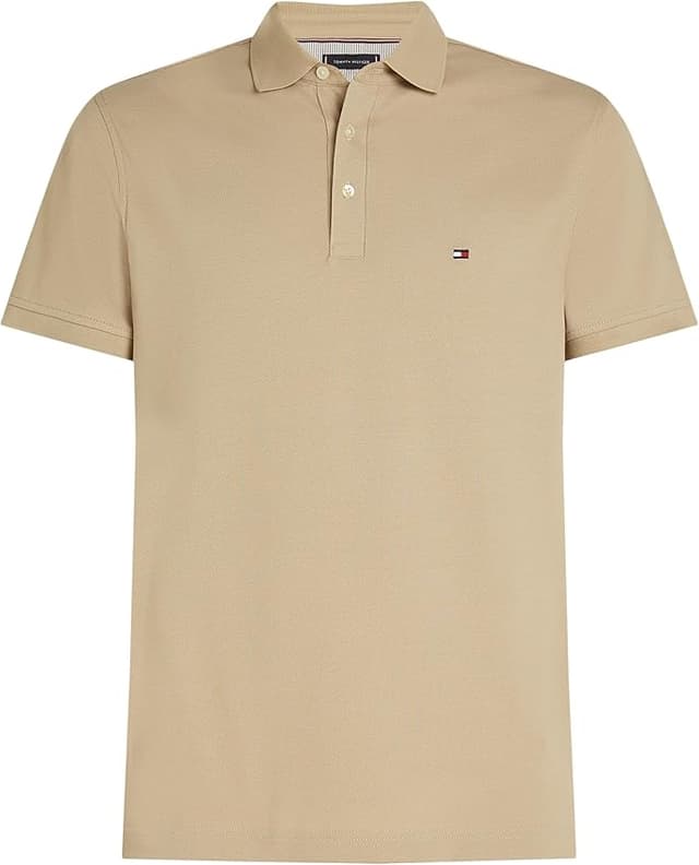 Detalle de Tommy Hilfiger 1985 Polo hombre beige L 96% algodón