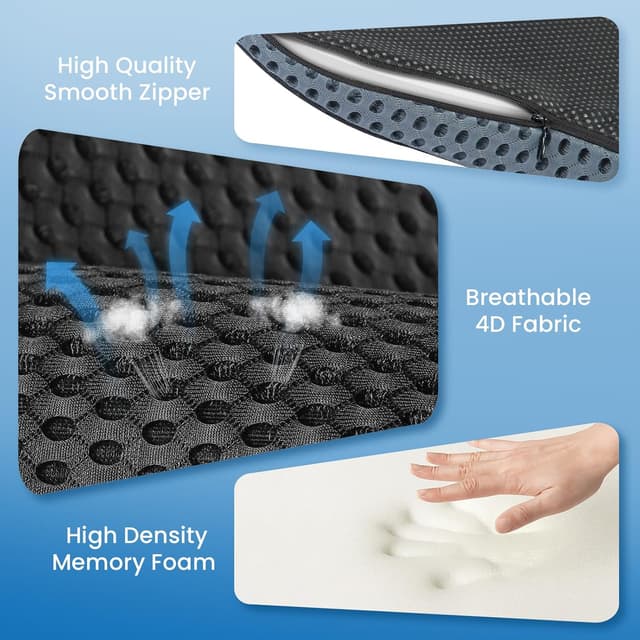 Thumbnail 5 de Qutool Autositzkissen 18,5 Zoll 💺