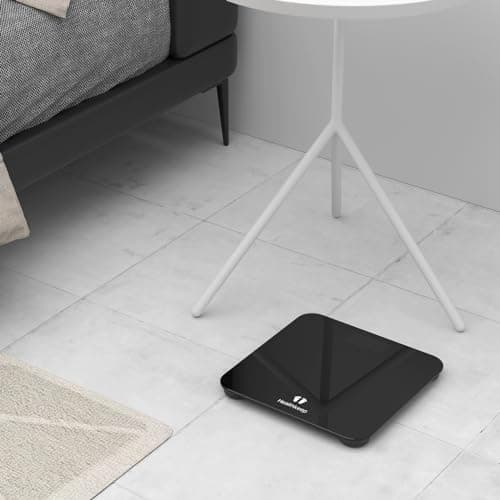 Thumbnail 7 de Healthkeep Báscula de baño digital negra con pantalla LED y Step-On (hasta 180 kg)