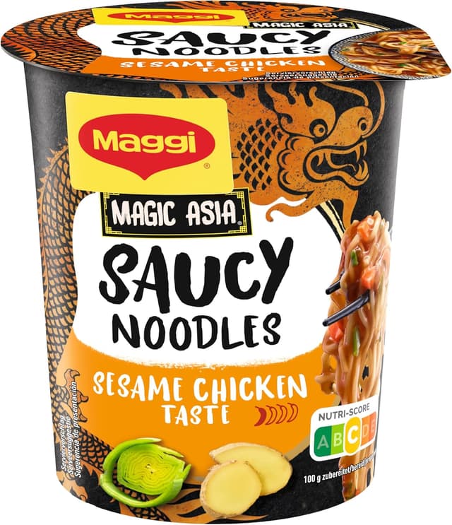Thumbnail 3 de MAGGI Saucy Noodles Asia Pollo y Sésamo - Pack 8 Vais 🍜
