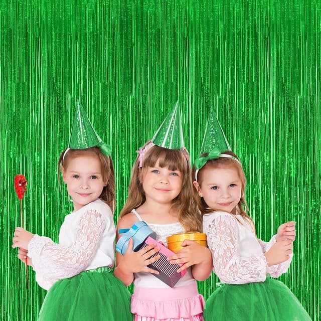 Thumbnail 4 de OFFCUP Rideau Métallique Vert 3pcs