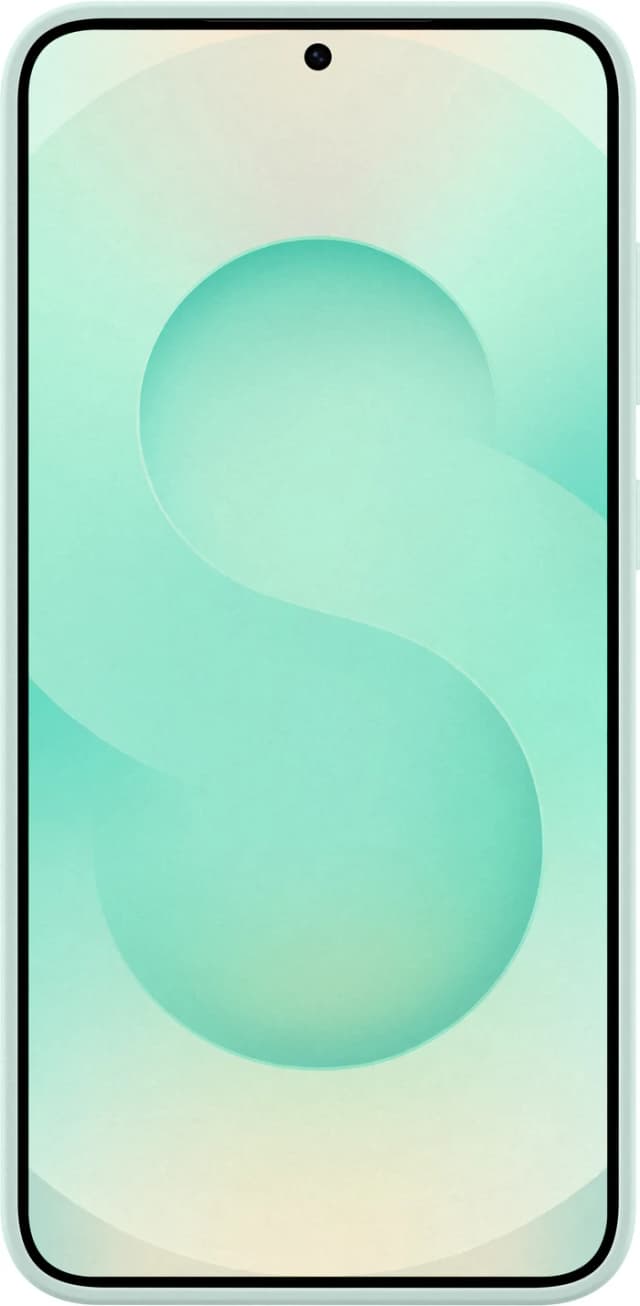 Detalle 1 de Samsung Galaxy S25 Plus Backcover aus Silikon in Mintgrün