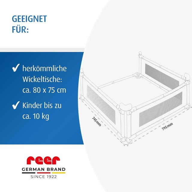 Thumbnail 6 de Reer Wickeltisch-Absturzsicherung U-Form, 10 kg