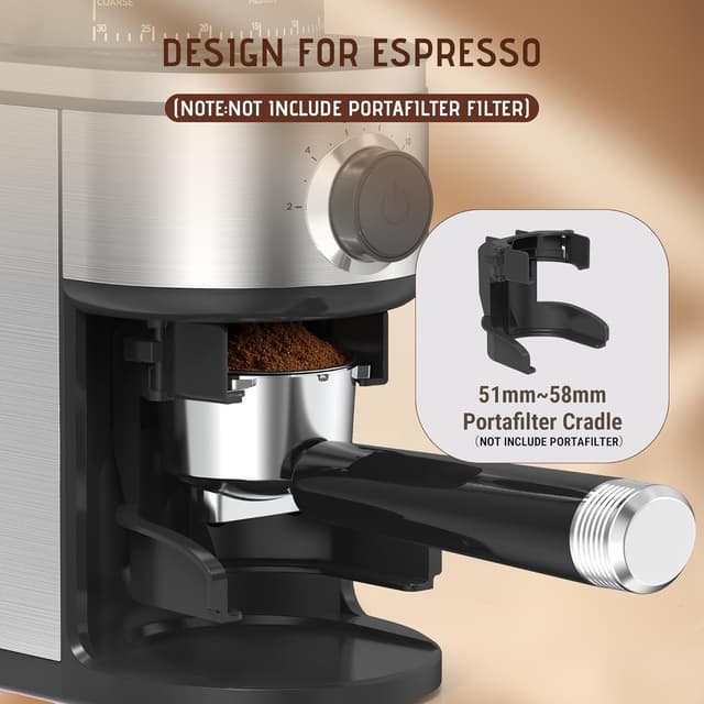 Thumbnail 3 de Ollygrin Burr Coffee Grinder 30 Settings