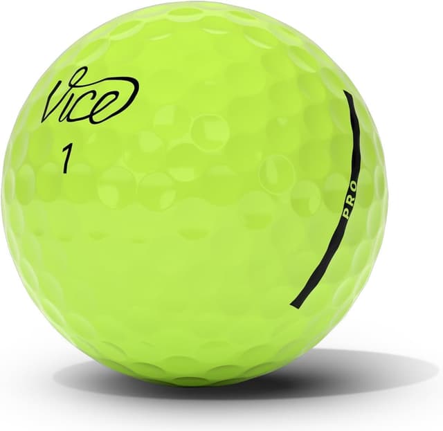 Detalle de Vice Pro Golf Balls (3-Piece) — HESC Core, Cast Urethane Cover & KIL Alignment Line
