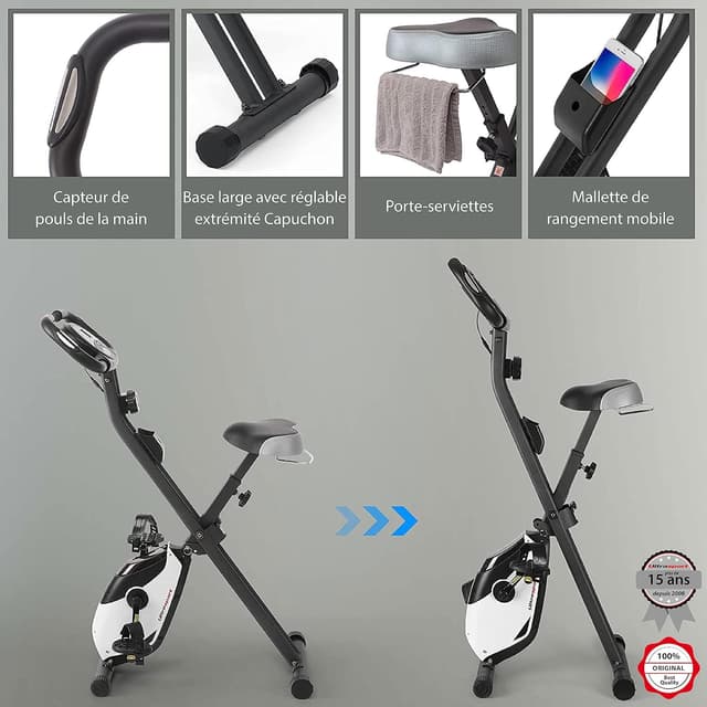 Detalle 2 de Ultrasport F-Bike Pro Vélo d’intérieur pliant