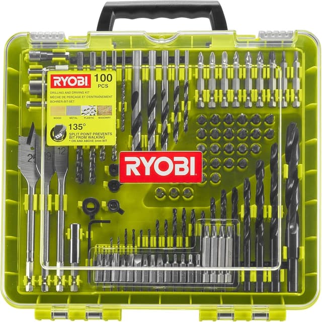 Detalle de Ryobi RAKDD100 100-piece drill driver kit